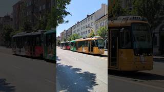 PILSEN  City tram 🚊 on Klatovská street  trams [upl. by Elahcar]