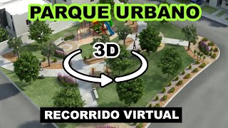 Diseño de PARQUES URBANOS PÚBLICOS y PAISAJISMO ARQUITECTURA Proyectos Urbanos de plazas [upl. by Gottfried276]