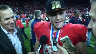 Katy celebrates 2015 Texas State Championship  Texas Redzone Report [upl. by Hgielyk802]