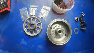 Kawasaki KLE 500 starter clutch [upl. by Elana]