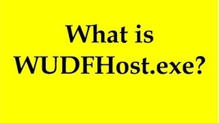 What is WUDFHostexe [upl. by Yarw]