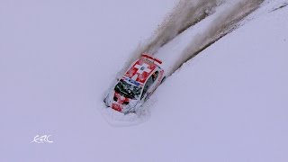 Internationale Jännerrallye powered by GaGa Energy  Hirschi doing off piste [upl. by Etem841]