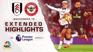 Fulham v Brentford  PREMIER LEAGUE HIGHLIGHTS  1142024  NBC Sports [upl. by Treb]