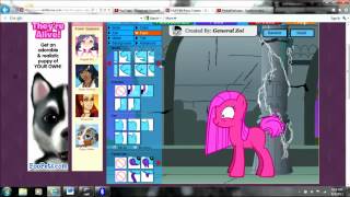 makeing pinkamena pie on pony creator [upl. by Kcirdaed620]