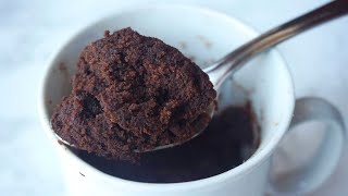 Microwave Brownie  Eggless Mug Brownie  Vegan [upl. by German]