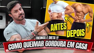 COMO PERDER A BARRIGA TREINANDO EM CASA [upl. by Nadab]