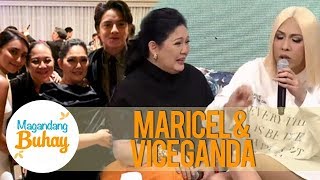 Magandang Buhay Maricel asks Vice Ganda for KathNiels autograph [upl. by Amyaj920]