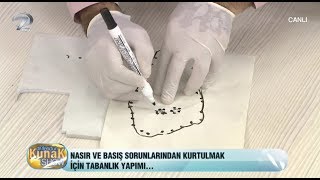 Nasır için evde pratik tabanlık yapımı [upl. by Eillah]