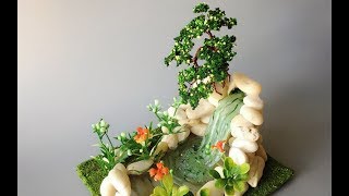 ABC TV  How To Make A Bonsai Tree And Waterfall Miniature  Craft Tutorial 3 [upl. by Zebulon]