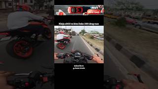 Kawasaki ninja z900 vs ktm Duke 390 drag race shorts rider viral [upl. by Lledroc]