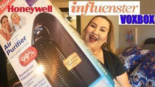 INFLUENSTER VOXBOX  HONEYWELL QUIETCLEAN AIR PURIFIER REVIEW  HOW TO CAPTURE ODORS FROM A ROOM [upl. by Sandeep]