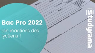 Bac pro 2022  les réactions des lycéens [upl. by Truitt464]