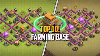 TOP 10 Best Town Hall 6 TH6 Farming Base Layout  Copy Link 2024  Clash of Clans [upl. by Margarete802]