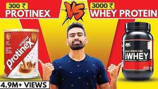 300 रु PROTINEX Vs 3000 रु WHEY PROTEIN The Shocking Truth  Fit Tuber Hindi [upl. by Evania812]