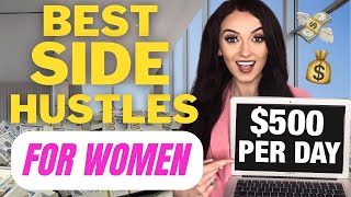 The 7 BEST Side Hustles for Women to START NOW  HOW TO START [upl. by Jacobo]