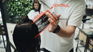 how to cut perfect salon bob with bangs [upl. by Watts]