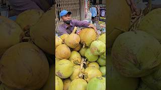 Do you like coconut water  Fruit Cutting Skills [upl. by Itisahc]