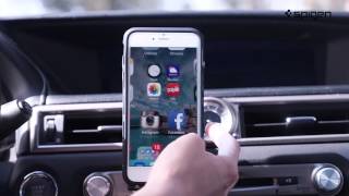 Spigen Premium Air Vent Magnetic Car Mount A201 [upl. by Eulaliah]