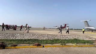 Busy Malindi Airport So many tourists ❤️ [upl. by Elocel]