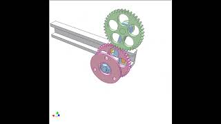 Slider Crank Mechanism Of Large Pressure Angle 1 [upl. by Lydnek]