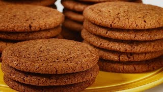 Gingersnap Cookies Recipe Demonstration  Joyofbakingcom [upl. by Lucky410]