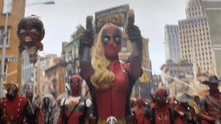 Deadpool and Wolverine vs Deadpool Corps  Epic Fight Scene [upl. by Yllrebmik]