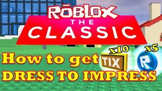 EVENT HOW TO GET TIX AND TOKENS IN ADOPT ME  ROBLOX THE CLASSIC  ROBLOX [upl. by Eirol320]