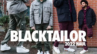 BLACKTAILOR CARGO PANTS HAUL 2022  2 OUTFITS How to Style [upl. by Dolores791]