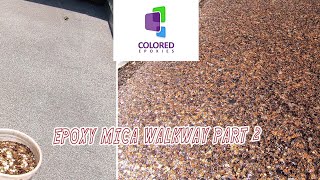 Coloredepoxies EPOXY MICA FOR WALKWAY Part2 [upl. by Evans]