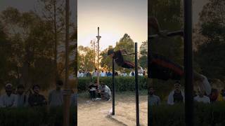 Calisthenics In Public abdullahcsw motivation streetworkout hefesto backlever public [upl. by Jordon]