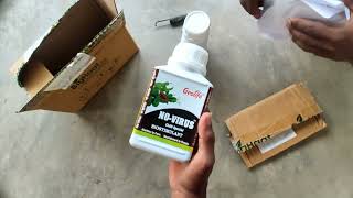 Geolife Novirus chilli special organic viricide Unboxing [upl. by Morven242]