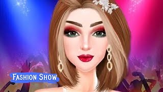 Fashion Show Game Makeup Dress Up v36  Fashion Games [upl. by Llednek]