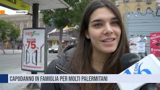 Palermo Capodanno in famiglia per molti palermitani [upl. by Scevor]