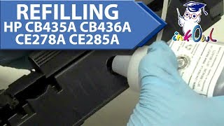 How to Refill HP CB540A  CB541A  CB542A  CB543A  CC530A  CC531A  CC532A  CC533A [upl. by Eng870]