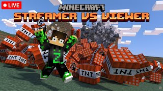 Minecraft TNT Game  Streamer VS Viewer  shorts minecraft [upl. by Aretta]