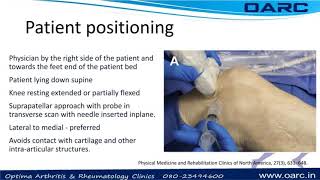 USG guided Knee Joint intraarticular injection [upl. by Mutat]