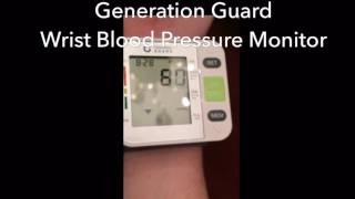 Generation Guard Wrist Blood Pressure Monitor [upl. by Aleinad]