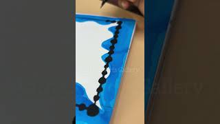 Easy and simple Notebook Border Design notebook borderart shorts drawing painting project ect [upl. by Natye]