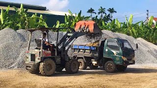 MITSUBISHI WS400 Wheel Loader Working Truck [upl. by Akirre320]