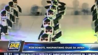 Robi robots nagpakitang gilas sa Japan [upl. by Saum]