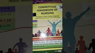 COMPETITIVE HANDBOOK OF NURSING 👨‍⚕MCQS WITH RATIONALE 👍👍nursingeducation RRBexampreparation [upl. by Hinkle]