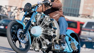 Largest TURBO RADIAL Engine Motorcycles [upl. by Ninnette]