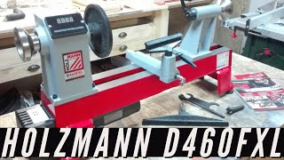 HOLZMANN D460FXL  Il mio primo Tornio  Descrizione e impressioni [upl. by Enyleve]