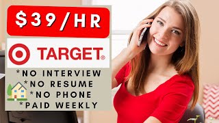 Target is Hiring Remote 39 Per Hour  No Interview No Phone  Remote Work From Home Jobs 2024 [upl. by Carver]