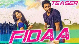 Fidaa 2018 Official Hindi Dubbed Teaser  Varun Tej Sai Pallavi Sai Chand [upl. by Ainalem]