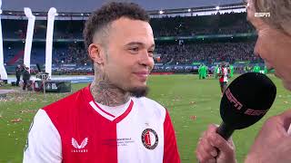 Hartman over blessure quotIk mag hier nu gelukkig nog een jaar blijvenquot  Feyenoord 10 NEC feynec [upl. by Gerrald]