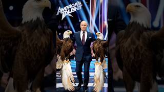 Russian President Putin and two eagles dancing on stage dance amazing talent [upl. by Dnomsad]