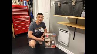 Stelpro Oasis Wall Heater with Thermostat video review by Derek [upl. by Otrebogir]