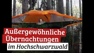 Die 5 außergewöhnlichsten Übernachtungen im Schwarzwald [upl. by Simdars]