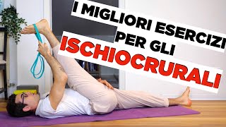 Migliori esercizi di stretching per i muscoli ISCHIOCRURALI [upl. by Alejna208]